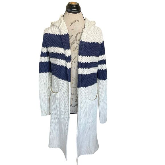 Chaser Womens Cardigan Sz Small Open Sweater Grandmacore Minimalist Coastal - Picture 2 of 10